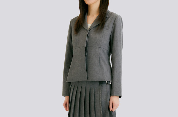 2 BUTTONS JACKET / GRAY