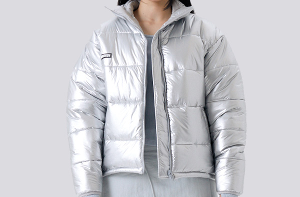 [EARLY BIRD] FOIL REVERSIBLE PADDING JACKET / SILVER